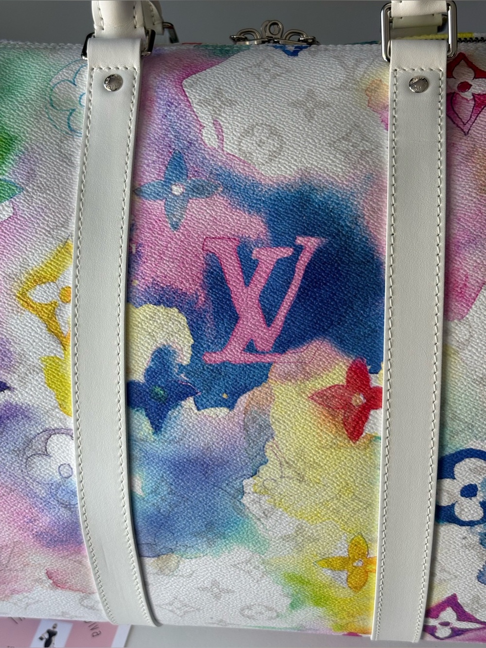 🌸Louis Vuitton Watercolor Keepall B 50🌸 - Picture 11 of 16
